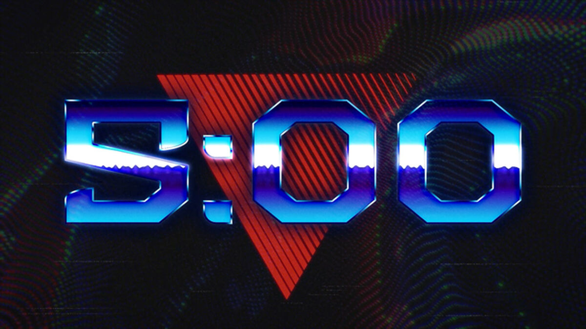 80’s Retro Vibes Countdown image number null